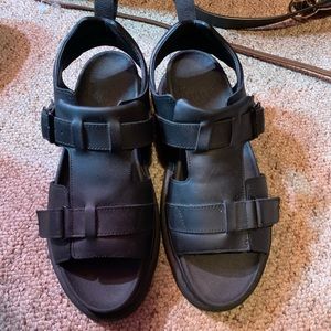 Dr. Martens Black Kamilah Sandals